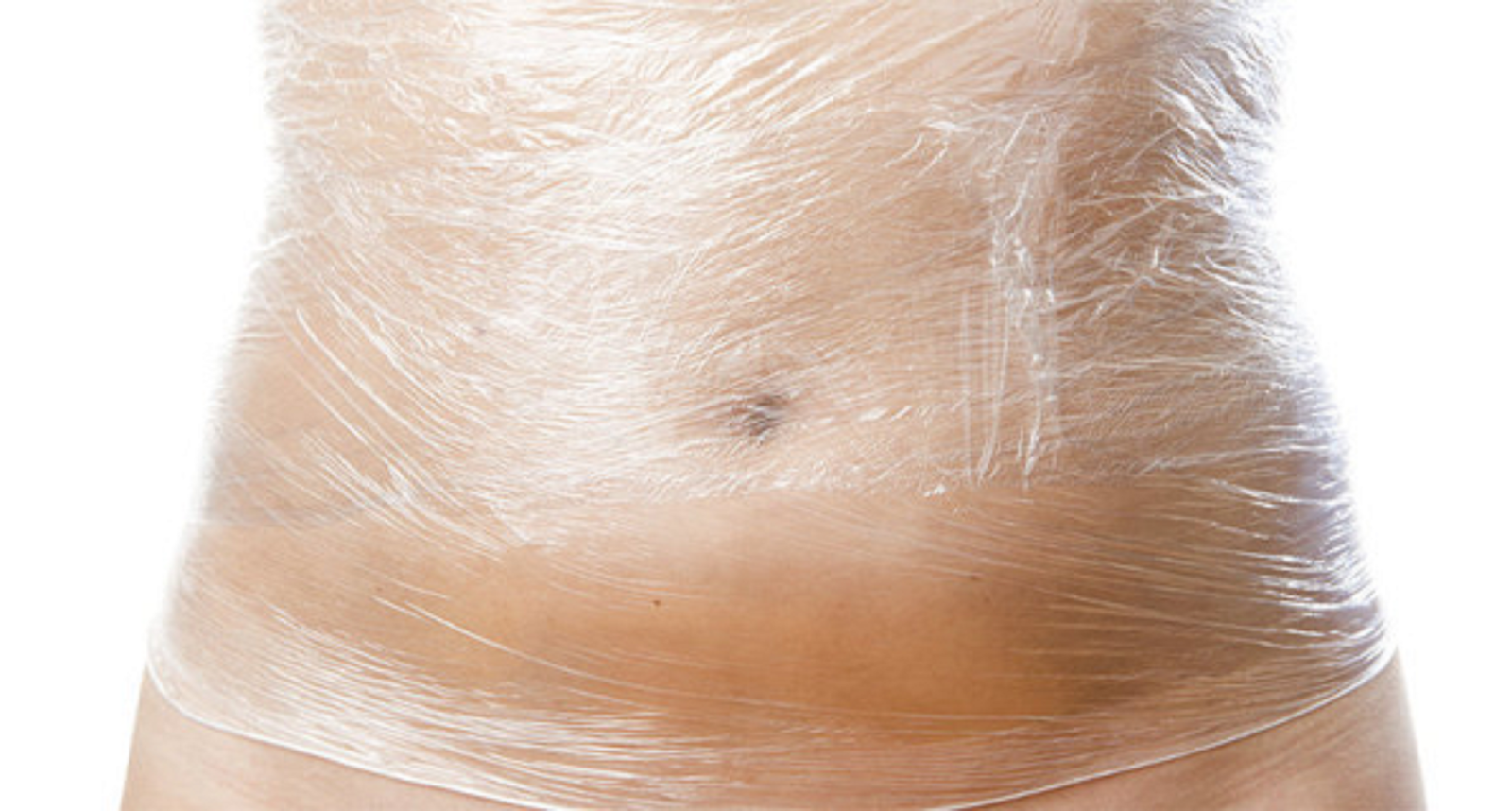 bungkus-perut-dengan-plastic-wrap